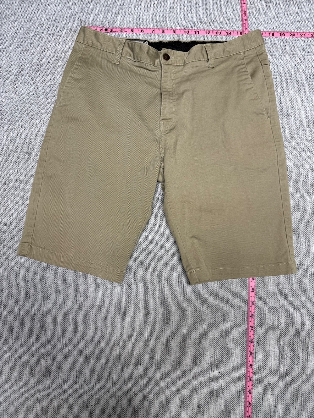 Volcom Men's Khaki Casual Shorts Size 38